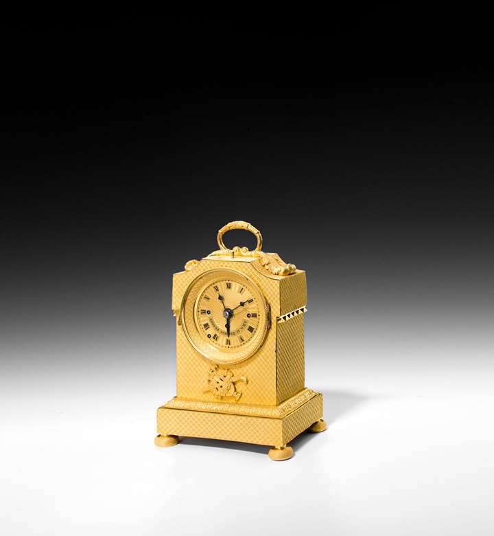 EMPIRE CARRIAGE CLOCK WITH ALARM